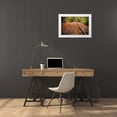 thumbnail image 3 of Susan Vizvary Photography 24x17 White Modern Wood Framed Museum Art Print Titled - Looking Down the Tracks, 3 of 4