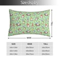 thumbnail image 2 of Fotbe Spring Gnomes Funda de Almohada Decorativa Estilo Occidental, Lujo en Algodón, Fundas para Almohadas King, Cojín Estampado para Decoración del Hogar-16"x24", 2 of 6