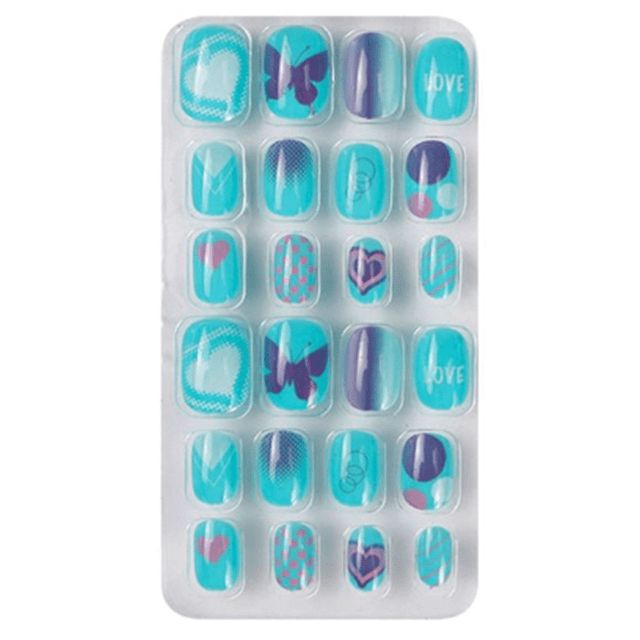 Flame Patterns Kid\‘s Manicure Charming Bright Luster Rhinestones for Kids Girls Nail Decor 91