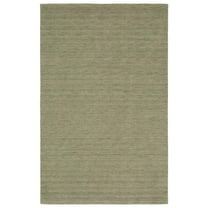 Oriental Weavers Aniston II Hand-made Wool Area Rug - 27120 - 5' x 8' - in Solid Sage Green - Classic Casual Style, Hand-Made Wool Rugs, Bedroom, Office Rug