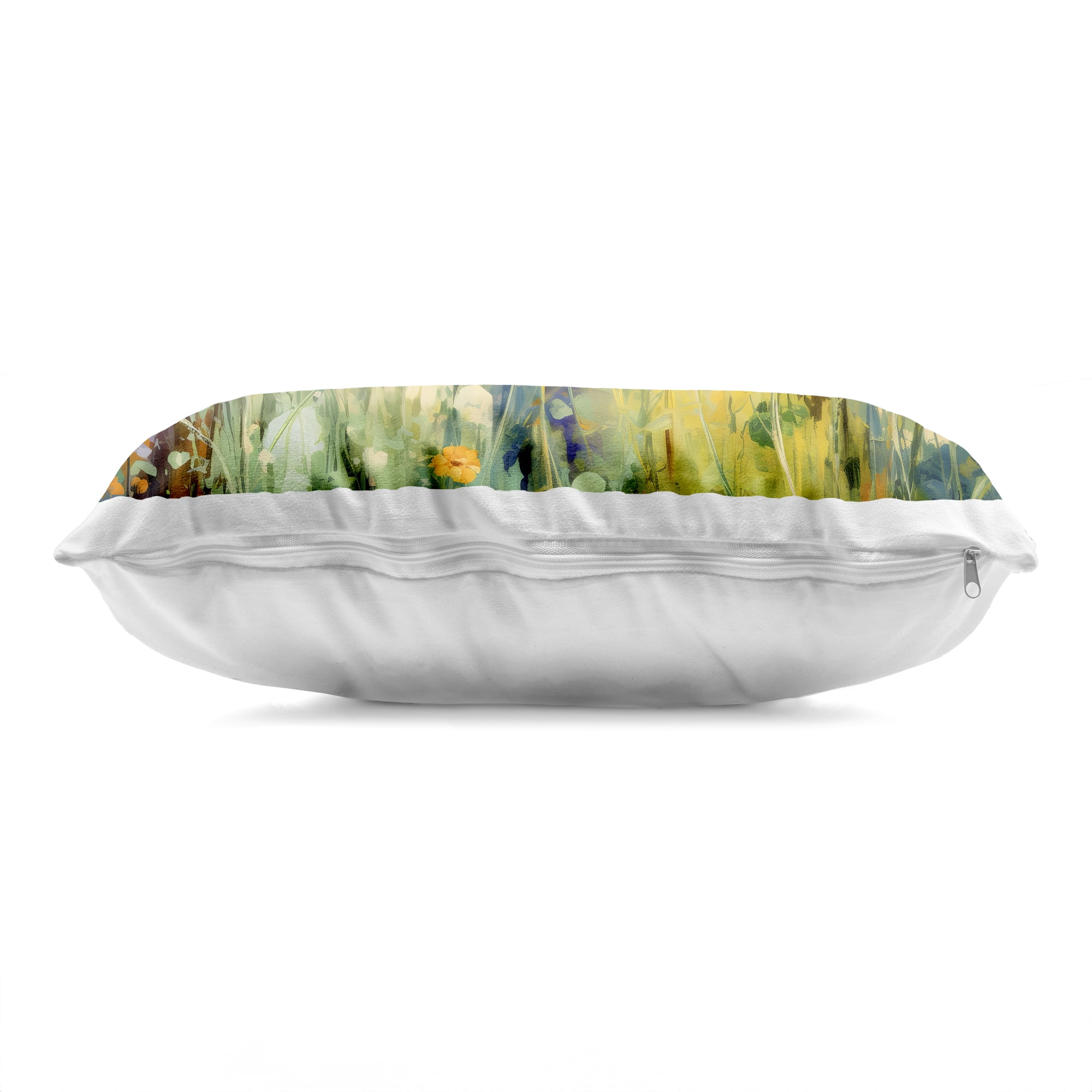 Stupell Industries Sunlit Meadow of Colorful Blooms Decorative Printed Throw Pillow, design by Creative Studio, 14 x 7 x 20