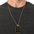 thumbnail image 4 of Gift For Husband - Because Of You - Dog Tag - Graphic Military Dog Tag Necklace (Optional Personalized Engraving), 4 of 5