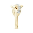 thumbnail image 3 of ANGARA Lab Grown Diamond Swirl Bypass Ring for Women in 14K Yellow Gold (Size-2.5mm | Color-F-G| Clarity-VS) | April Birthstone, Birthday, Anniversary, Jewelry Gift for Women | Lab-Grown Diamond Ring, 3 of 4