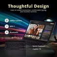 thumbnail image 5 of ASUS ProArt 13" OLED 3K Detachable Laptop, Snapdragon X Plus X1P-42-100, 16GB LPDDR5X, 2TB Storage (1TB SSD+1TB Docking Station), Adreno Graphics, Backlit Keyboard, Wi-Fi 7, Win 11 Pro, Black, 5 of 9