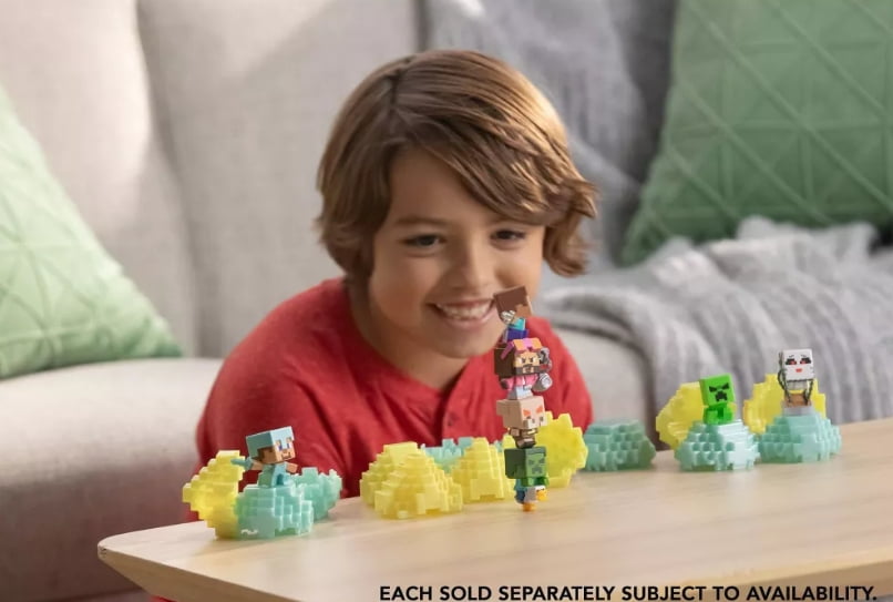 Minecraft Mini Mode Spawn Egg with Surprise Mini Figure Inspired the Movie (Characters May Vary) 2pk
