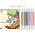 thumbnail image 2 of Art Maker Cozy Coloring Around Town Kit, (Hardcover), 2 of 7