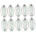 thumbnail image 2 of 10 Pcs Mangeoire de Pêche, Mangeoire de Pêche Printanière en Acier Inoxydable Durable Support de Cage à Appâts avec Pendentif Perle Accessoire de Pêche, 2 of 7