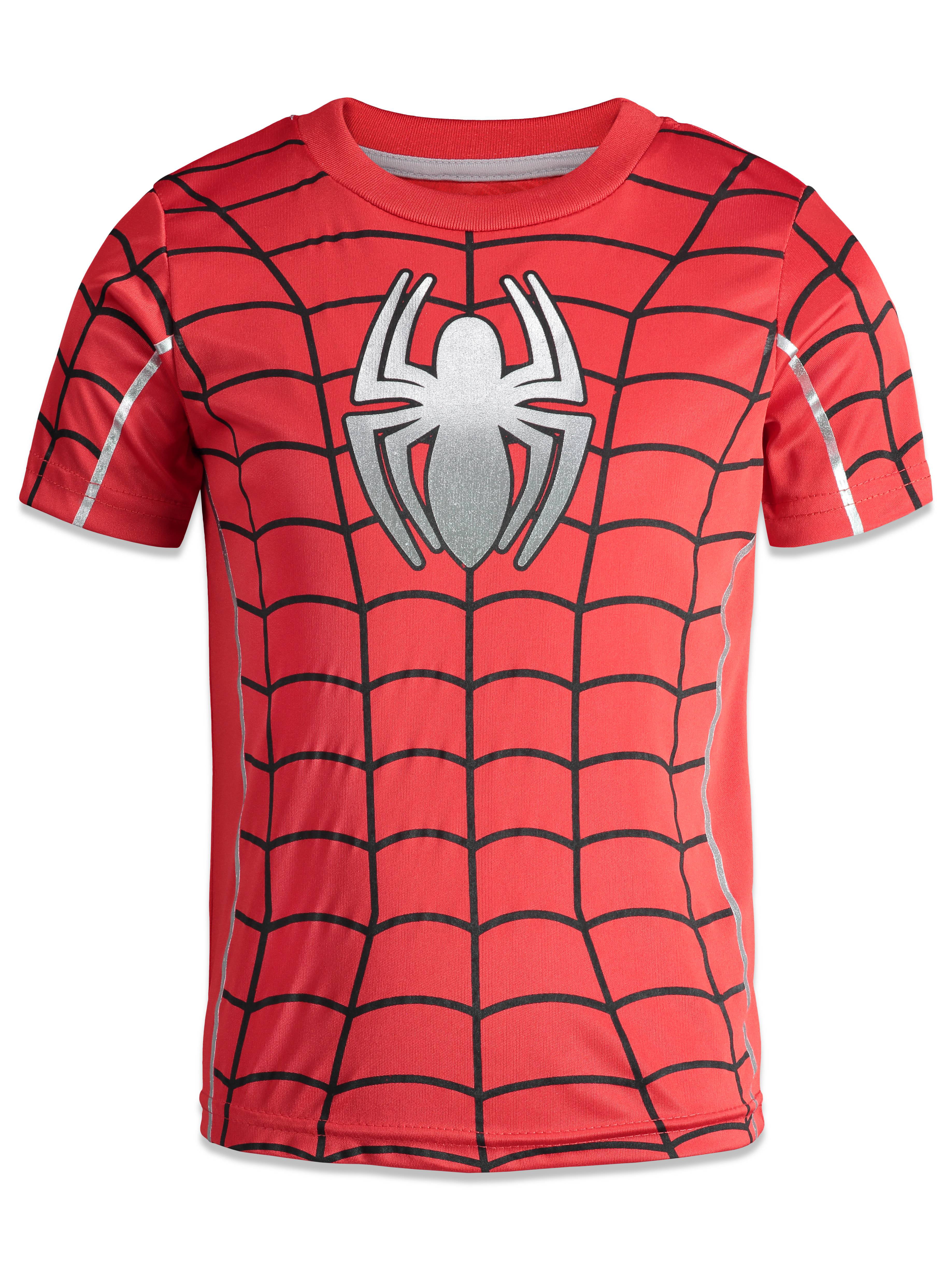 Marvel Avengers Spiderman Athletic T-Shirt T-ShirtShorts Set