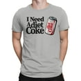 thumbnail image 2 of Officially Licensed Diet Coke I Need A Diet Coke Men's T-shirt, 2 of 3