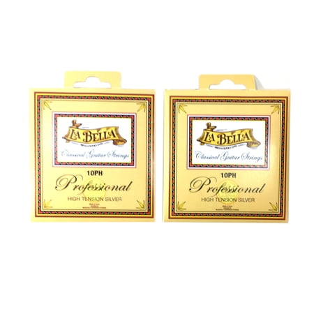La Bella Guitar Strings - 2 Pack - Classical Professional Series High Tension Silver