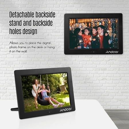 Andoer 8 Inches Ips Led Digital Photo Frame Desktop Electronic Ips Led Digital Photo Frame Desktop