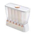 thumbnail image 2 of AMLESO Cereal Dispenser 6 Compartment Food Storage Container for Millet Pantry Corn, 2 of 8