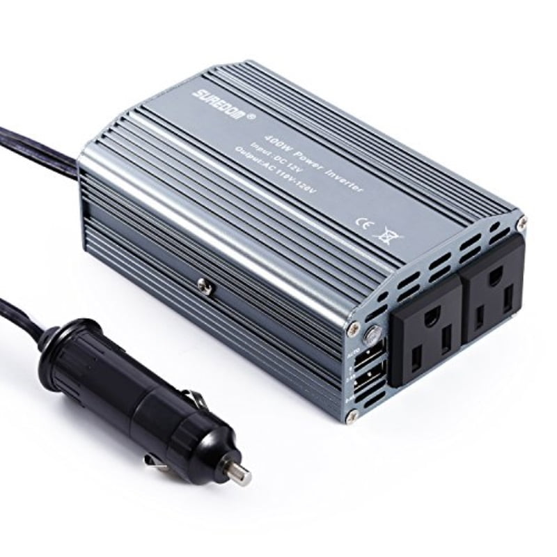 Car Inverter, LESHP 400W Power Inverter DC 12V to AC 110V  