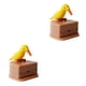 thumbnail image 1 of Injueey Caja de palillos Caja de almacenamiento de palillos Dispensador automático Forma de pájaro Plástico ABS Type3 NO3, 1 of 6