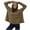 Khaki, variant on Women's Cowl Neck Hoodies, Casual Long Sleeve Loose Pullover Tops Drawstring Hooded Sweatshirt Khaki M