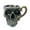 E, variant on Kojanyu Skull Coffee Mug Skull Coffee Cup with Saucer Set Gothic Tea Cup with Gold Trims Ceramic Skull Coffee Mug Halloween Gift Idea for Coffee Lovers (Cup+Plate) Sets