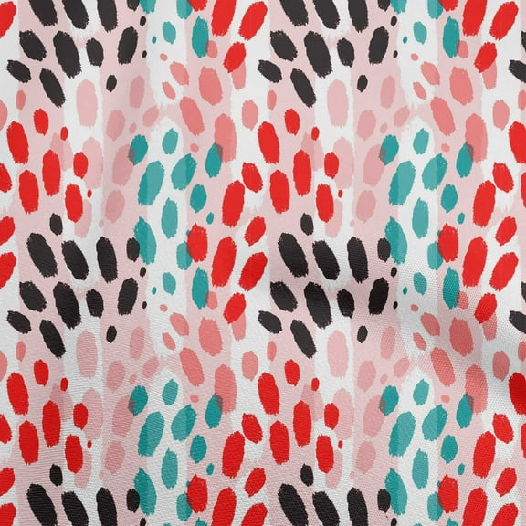 oneOone Polyester Spandex Pastel Pink Fabric Animal Skin Sewing Craft Projects Fabric Prints By Yard 56 Inch Wide