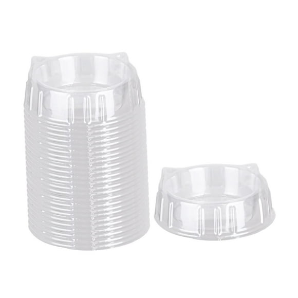 20 comederos desechables para gatos, bebederos para perros pequeños y cachorros. Cuenco individual 13x13x4cm