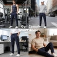 thumbnail image 2 of LONKITO Mens Sweatpants with Pockets, Thin Breathable Lightweight Athletic Workout Pants for Gym Casual Home Work, 2 of 8