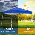 thumbnail image 5 of COOS BAY Outdoor 10'x10' sltant leg Instant Easy Setup Canopy Tent with Wheeled Bag, Portable Pop up Slant Leg Beach Canopy Folding Sports Shelter 8x8 Top 10x10 Base, Blue, 5 of 7