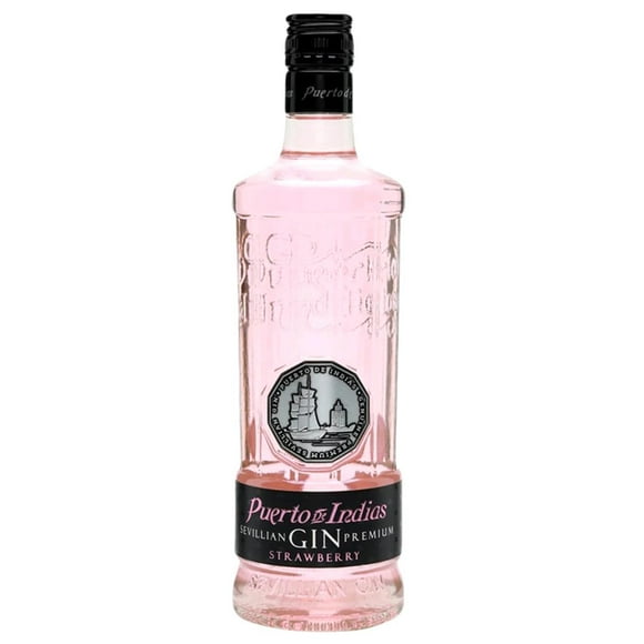 Paquete de 3 Ginebra Puerto De Indias Strawberry 750 ml Paquete de 3