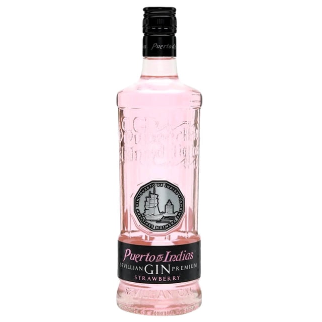 Paquete de 3 Ginebra Puerto De Indias Strawberry 750 ml Paquete de 3