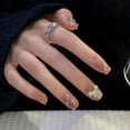 thumbnail image 1 of Petit Livre Rouge Vernis à Ongles Porté à la Main. long Autocollant Papillon pour Ongles patch Fini Colle Gelée, 1 of 7