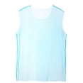 thumbnail image 2 of TMOYZQ Men's Sheer Mesh Undershirts Lingerie See-Through Sleeveless Tank Top Vest Crew Neck Workout Fitness Gym Muscle Shirt Party Clubwear, 2 of 3
