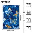 thumbnail image 4 of joogoo Spiral Journal Notebook Butterflies Tie Dye College Ruled Notebooks 8.3" x 5.7" 1 PC, 4 of 8