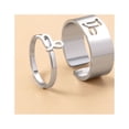 thumbnail image 2 of Uinagy 12 Zodiac Card Couple Rings, 2 of 4