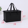 thumbnail image 3 of Bolsa enfriadora portátil con aislamiento de lámina de cerveza para bebidas, paquete térmico para almuerzo (negro L) Likrtyny Para estrenar, 3 of 6