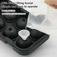 thumbnail image 5 of Large Sphere Ice Cube Molds 4/8 Grid Whiskey Ice Mold Leak-free Round Ice Cube Mold Easy Fill & Release Ice Ball Maker Tools, 5 of 10