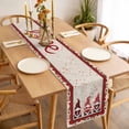thumbnail image 3 of Valentine's Day Table Runner - 72 Inch Long, Kitchen Dining Table Runner Dresser Scarves, Love Heart Roses Gnomes Romantic Rustic Farmhouse Decor for Coffee Tables Wedding Party Banquet, 3 of 8