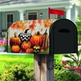 thumbnail image 7 of YOPINCO Trees Nature Leaves Thanksgiving Pumpkin Mailbox Covers, Magnetic Post Box Cover Wraps Large Size 18x21 Inches for Garden Yard Decor, 7 of 7