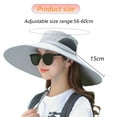 thumbnail image 2 of Sombrero Visera para el sol para hombre Sombrero de pescador Sombrero grande Protector solar UV Sombrero de pescador Sombrero para el sol de verano, 2 of 5
