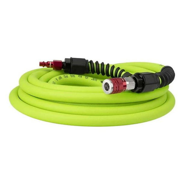 Flexzilla HFZP3825YW2D Pro Air Hose 3/8in X 25ft W/ Colorconnex Coupler
