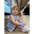 thumbnail image 5 of BemeyourBBs Western Toddler Baby Girls Cowgirl Clothes Infant Baby Girl Summer Denim Outfit Solid Color Sleeveless Denim Tank Jacket Tops With Ruffle Jeans Skirt Set, 5 of 9