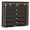 Dark Brown, variant on Tcbosik 7-Tier Shoe Rack with Non-Woven Fabric Cover, Portable Shoe Storage Organizer for Hallway, Entryway, Easy Assembly, Black