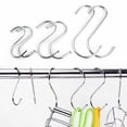 thumbnail image 2 of 10PCS Stainless Steel S Hooks Kitchen Meat Pan Utensil Clothes Hanger Hanging, 2 of 5
