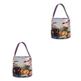 thumbnail image 2 of Naiovety Bolsa de almacenamiento de dulces de Halloween con juguetes luminosos ligeros Bolsas de regalo Decoración Accesorio organizador para Violeta 2Conjunto, 2 of 6