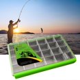 thumbnail image 2 of Fishing Tackle Box Portable Storage Trays Lures Organizers Storage Box Baits Separator Organizers with Removable Divider Yellow large, 2 of 4
