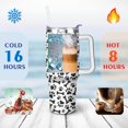 thumbnail image 4 of Cute Canine Design 40oz Water Bottle - BPA Free Dog Lovers Tumbler with Handle & Straw - Gift for Women Coffee Mug, 4 of 7