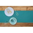 thumbnail image 2 of Solino Chemin de Table Bleu Sarcelle 90 Pouces de Long - 100 % Lin Pur 14 x 90 Pouces pour Salle à Manger - Fait Main et Lavable en Machine, 2 of 6
