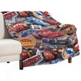 thumbnail image 1 of Manta de Lightning McQueen, manta de tela de superficie vertical súper suave de varios tamaños, acogedora y cálida, adecuada para cama, sofá, campamento, viajes, para todas las estaciones, liviana y, 1 of 8