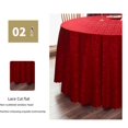 thumbnail image 3 of Hotel Tablecloth Round Restaurant Hotel Tablecloth Chinese Tea Table Cloth Wedding Big Round Table Tablecloth, 3 of 5