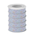 thumbnail image 2 of 5 Rolls Christmas Ribbon 1.5 inch Wide Decorative Ribbon for Gift Wrapping and Holiday Decorations Pastel-colored Bows and Spider Webs, 2 of 7