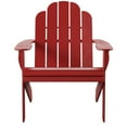 thumbnail image 5 of Linon Comfort Back Acacia Wood Adirondack Chair, Red Finish, 5 of 9