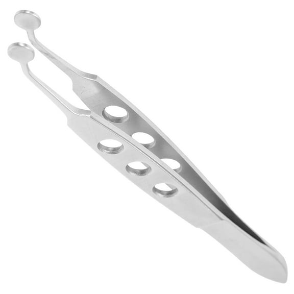 FRCOLOR Stainless Steel Meibomian G Expressor Eyelid Tweezer for Home Use Silver Color Durable Beauty Tool