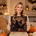 thumbnail image 3 of Halloween Diamond Art Kits for Adults 12 Inch Halloween Black Cat Moon Diamond Art Hanging Ornament Kit Small Diamond Art Kits for Adults Holiday Home Wall Art, 1 Pack, 3 of 5