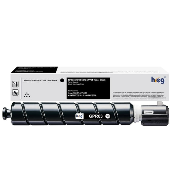 GPR-63 Toner Cartridge Replacement for Canon GPR63 4766C003AA Toner for imageRUNNER Advance DX 6855i 6860i 6870i Printer (1 Black )